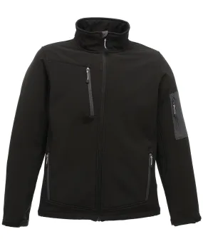 Arcola 3-layer softshell | Black/Seal Grey