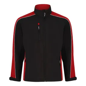 Avocet Softshell | Black - Red