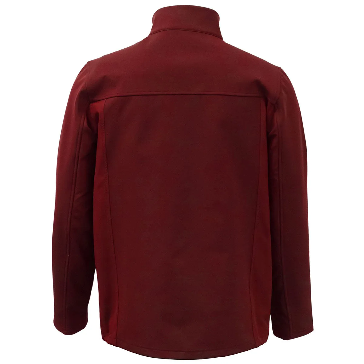 BAW Men's Maroon Softshell Jacket