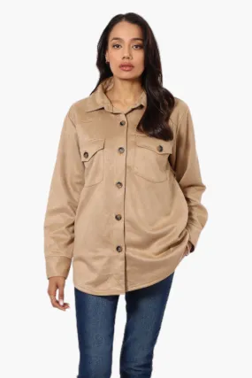 Beechers Brook Button Down Flap Pocket Lightweight Jacket - Beige