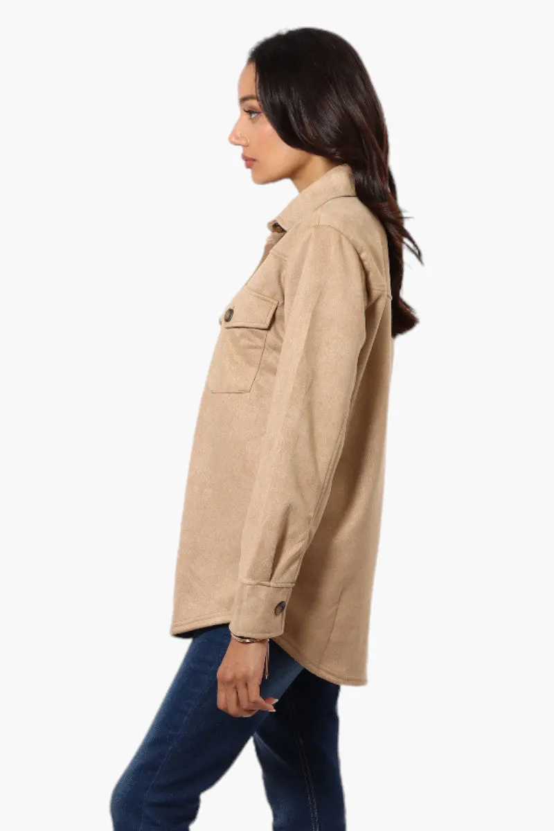 Beechers Brook Button Down Flap Pocket Lightweight Jacket - Beige