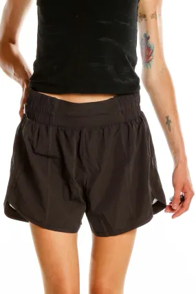 Black Athletic Running Shorts