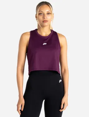 BreathEasy Crop Vest - Purple