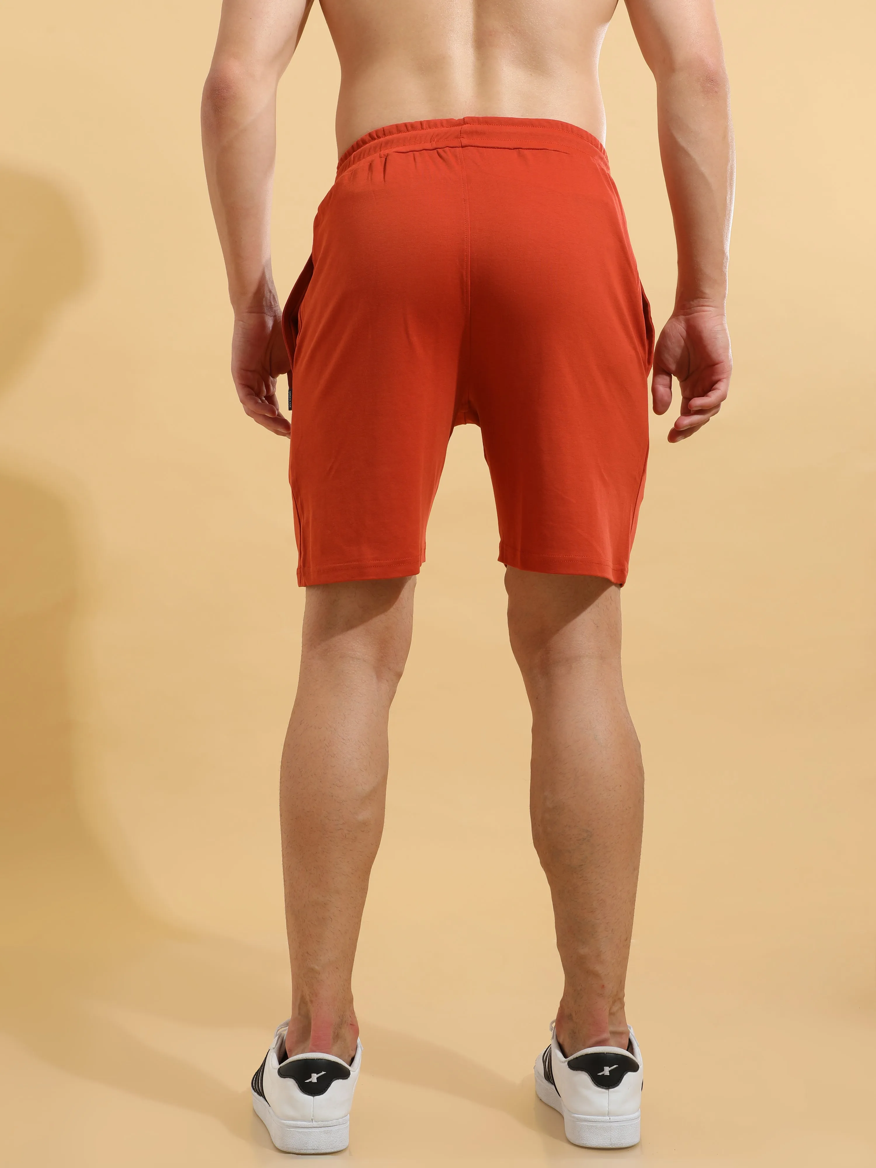 Bronze Cotton Shorts