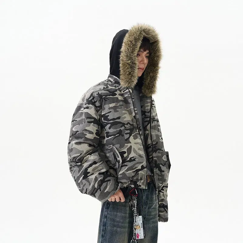 Camouflage Hooded Jacket