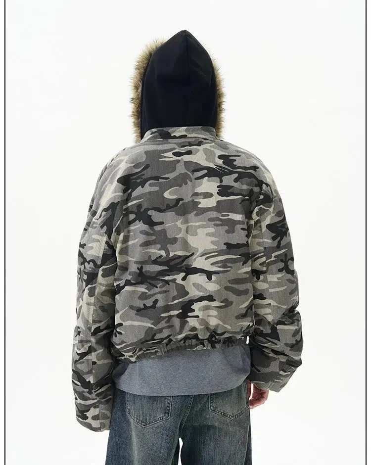 Camouflage Hooded Jacket