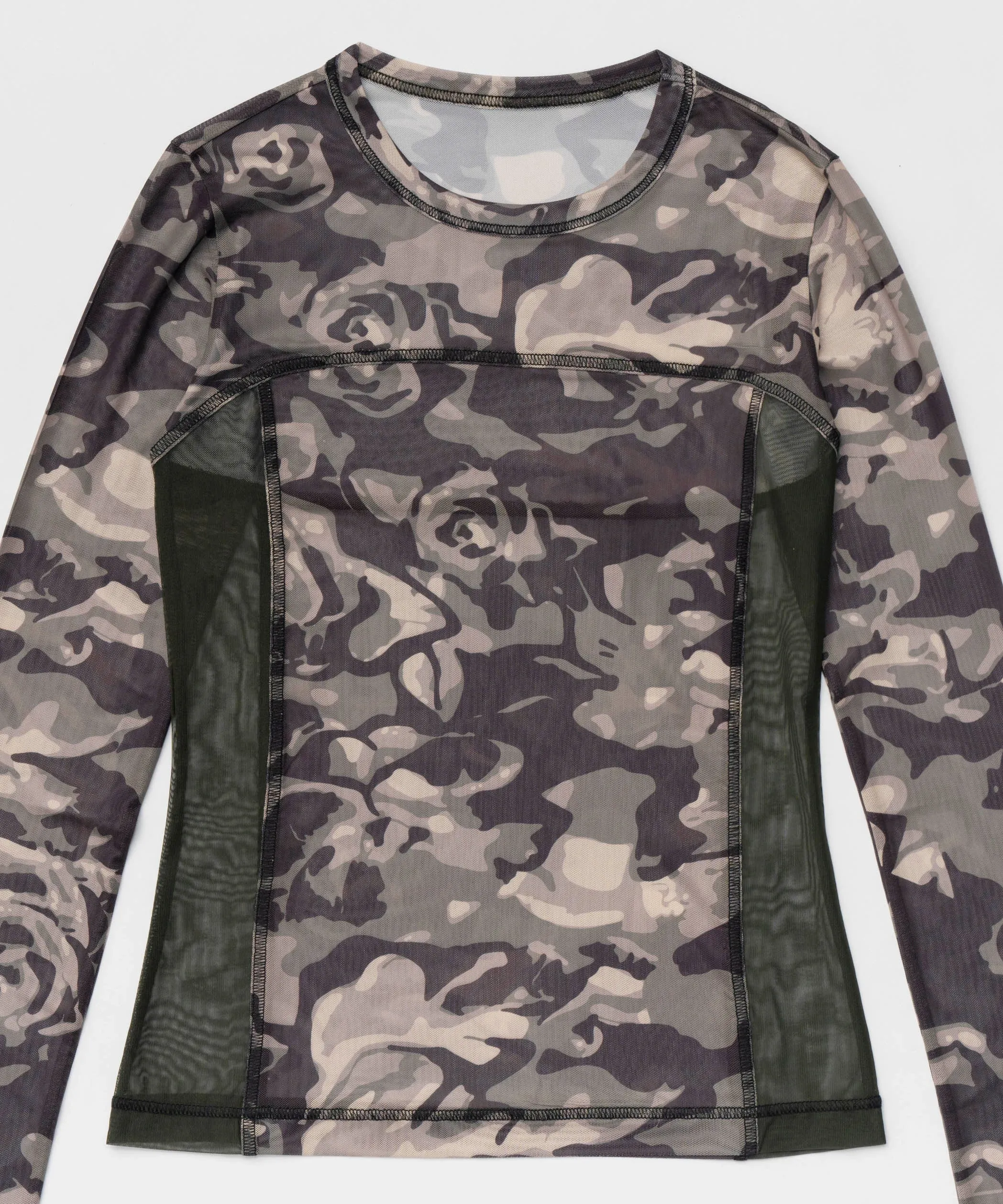 Camouflage Mesh Fabric Inner Tops