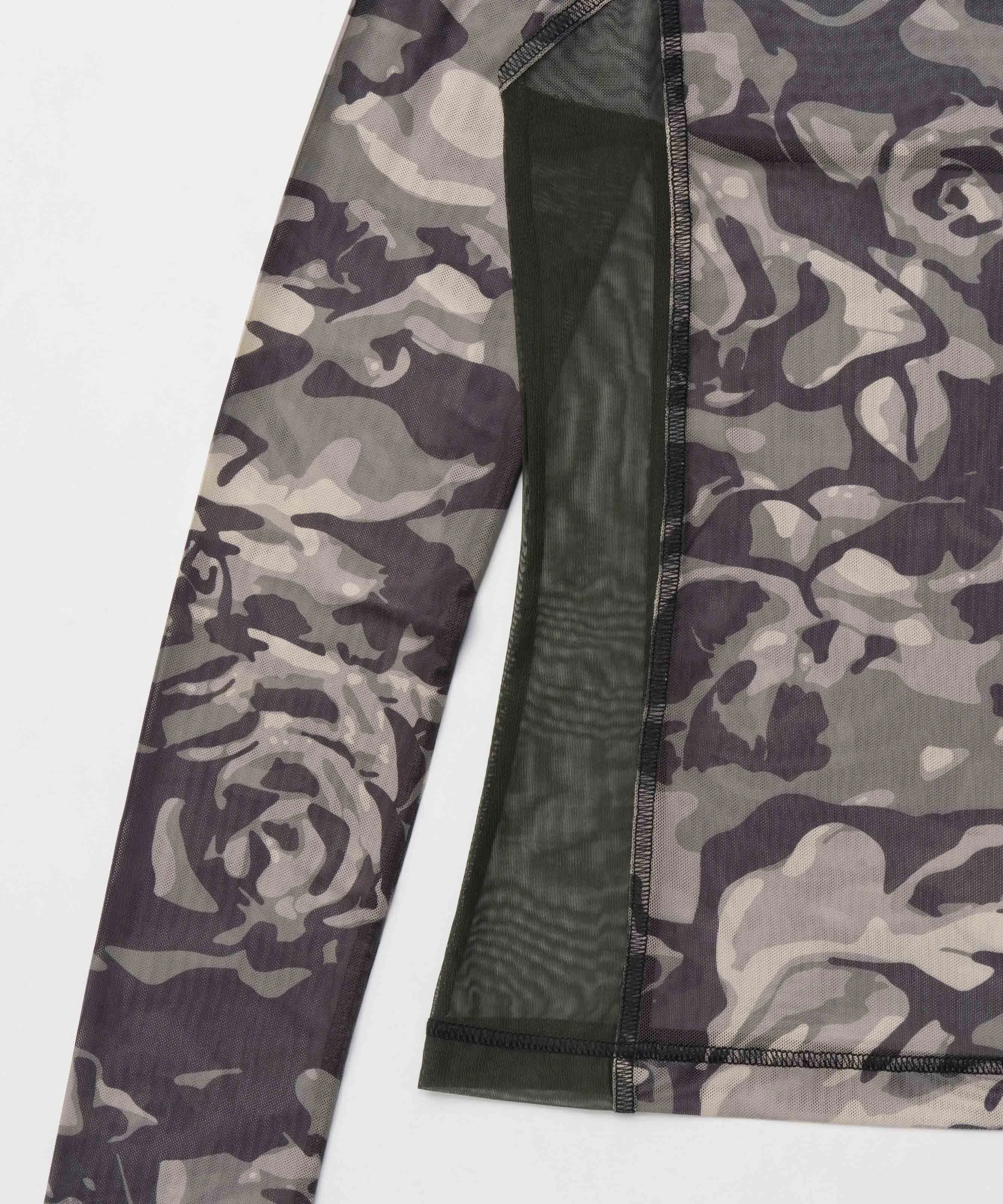 Camouflage Mesh Fabric Inner Tops