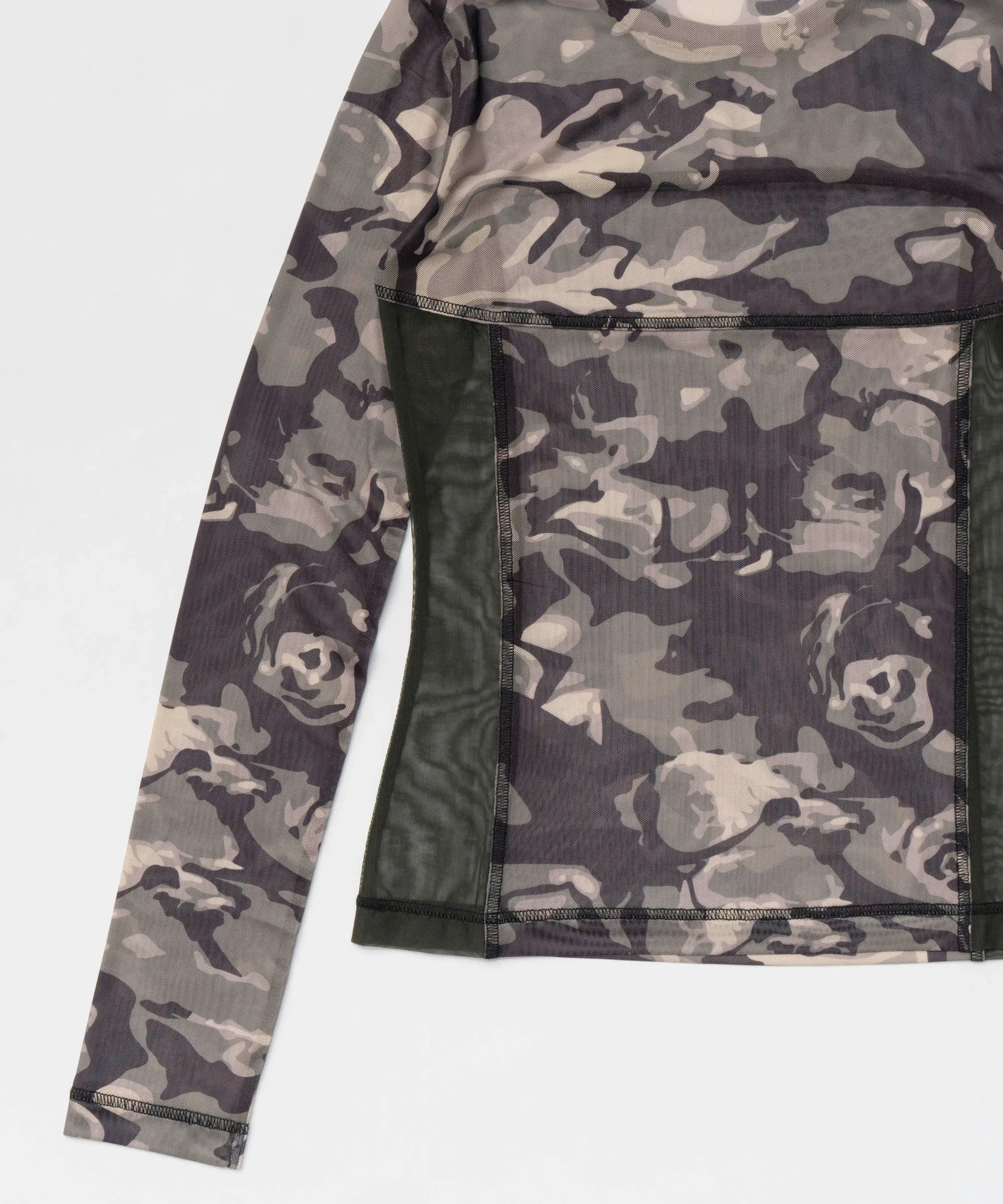 Camouflage Mesh Fabric Inner Tops