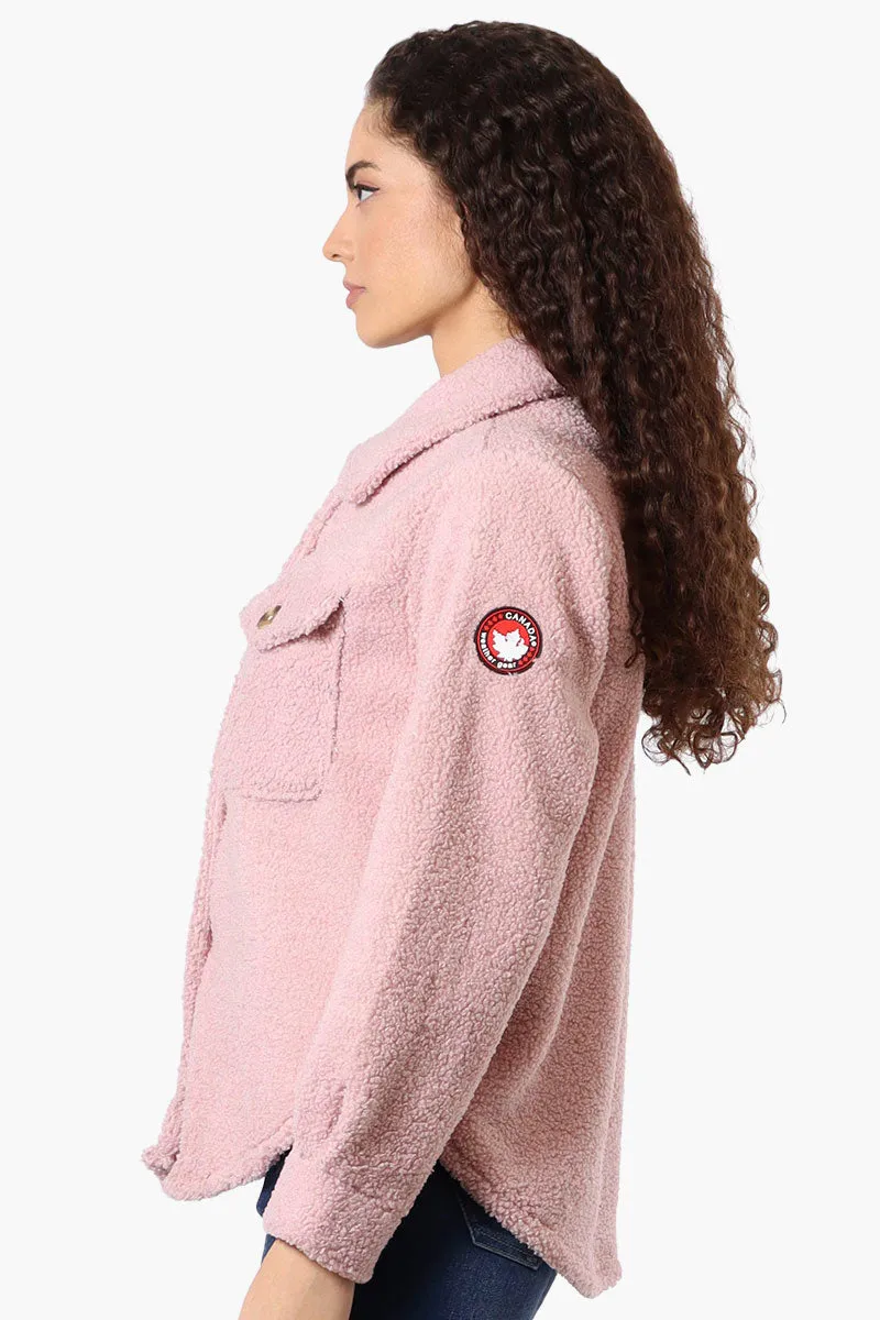 Canada Weather Gear Sherpa Lightweight Jacket - Pink