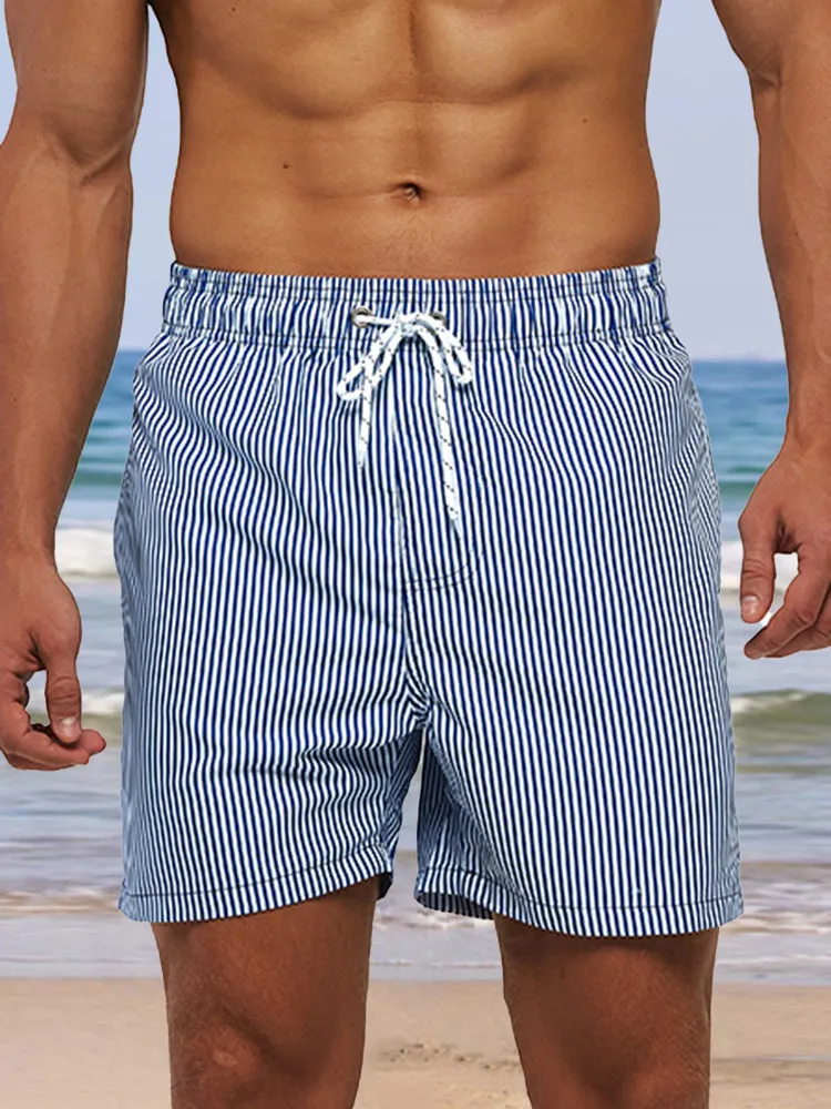 Casual Breathable Printed Beach Shorts