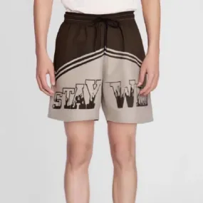 Casual Letter Printed Breathable Shorts