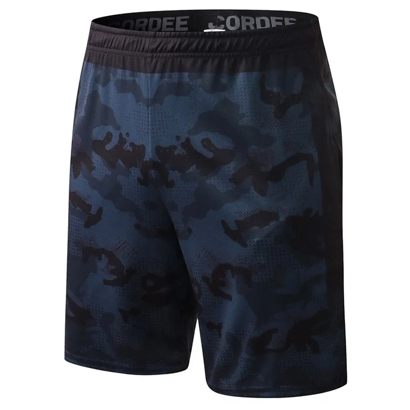 CrossFit Men Fitness Running Shorts Workout Training