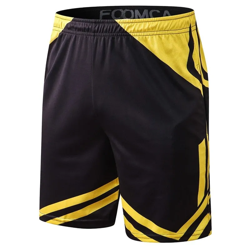 CrossFit Men Fitness Running Shorts Workout Training