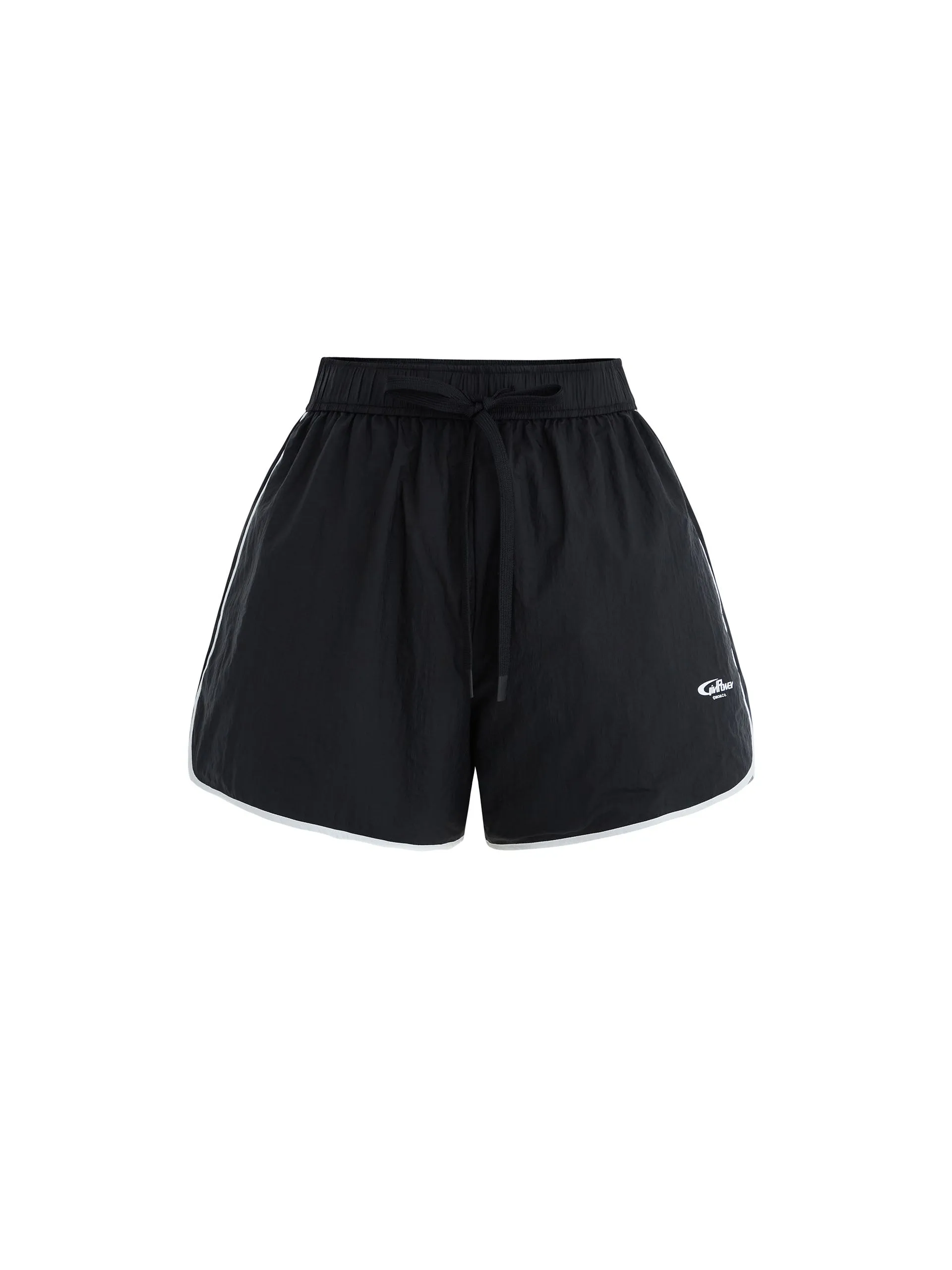 Elastic Contrasting Shorts