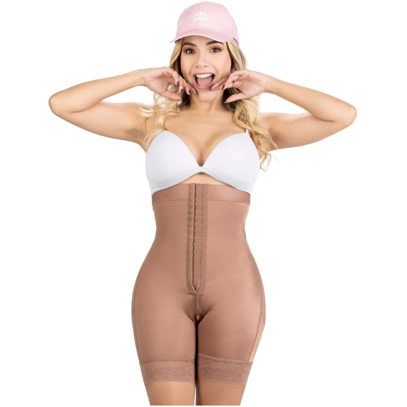 Fajas SONRYSE TR72BF | Butt Lifter Tummy Control Shapewear Bodysuit | Daily Use | Triconet