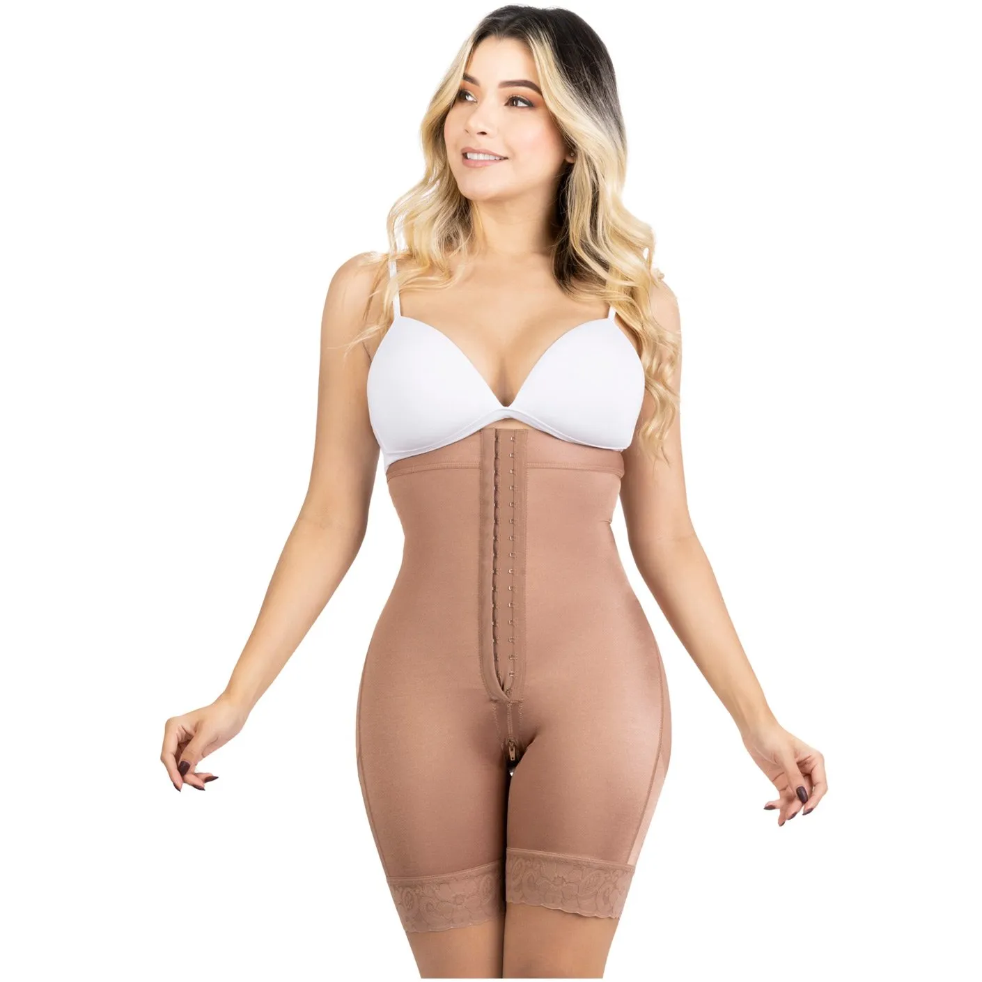 Fajas SONRYSE TR72BF | Butt Lifter Tummy Control Shapewear Bodysuit | Daily Use | Triconet