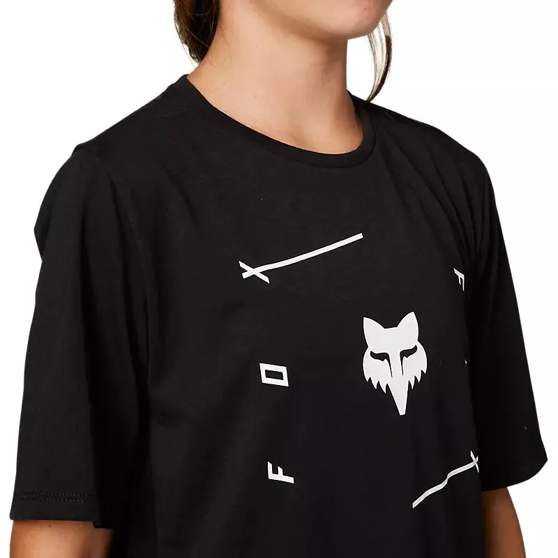 Fox Youth Ranger Dr Ss Jersey Veni Blk Ys