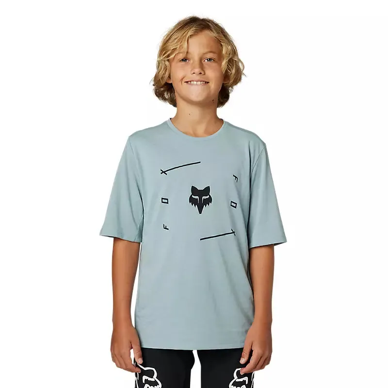 Fox Youth Ranger Dr Ss Jersey Veni Blk Ys