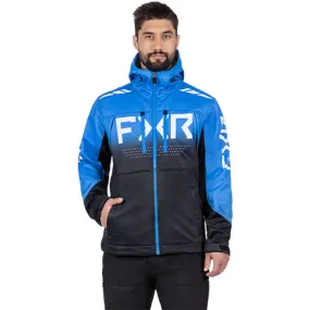 FXR Mens Helium Pro Softshell Snowmobile Jacket MX Blue LE