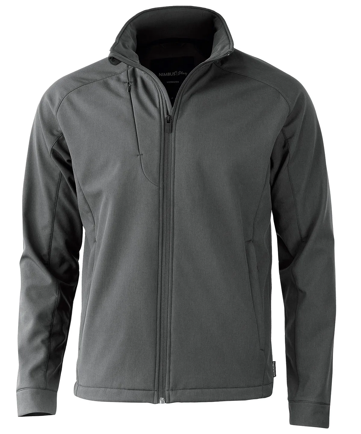 Grey Melange - Livingston – 4-way stretch softshell