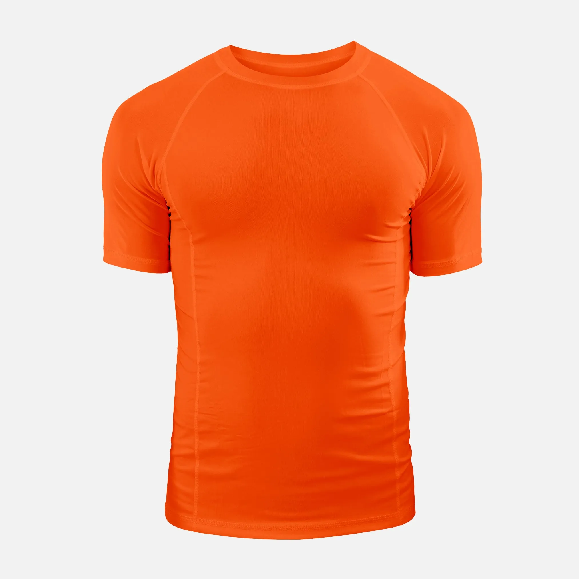 Hot Orange Compression Shirt