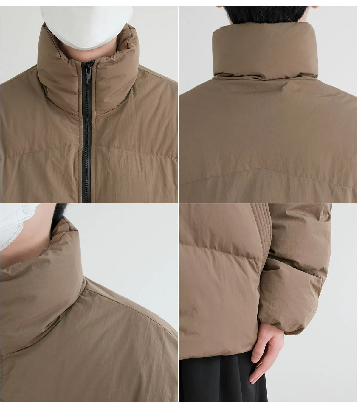 Insulated Jacket with Stand-Up Collar