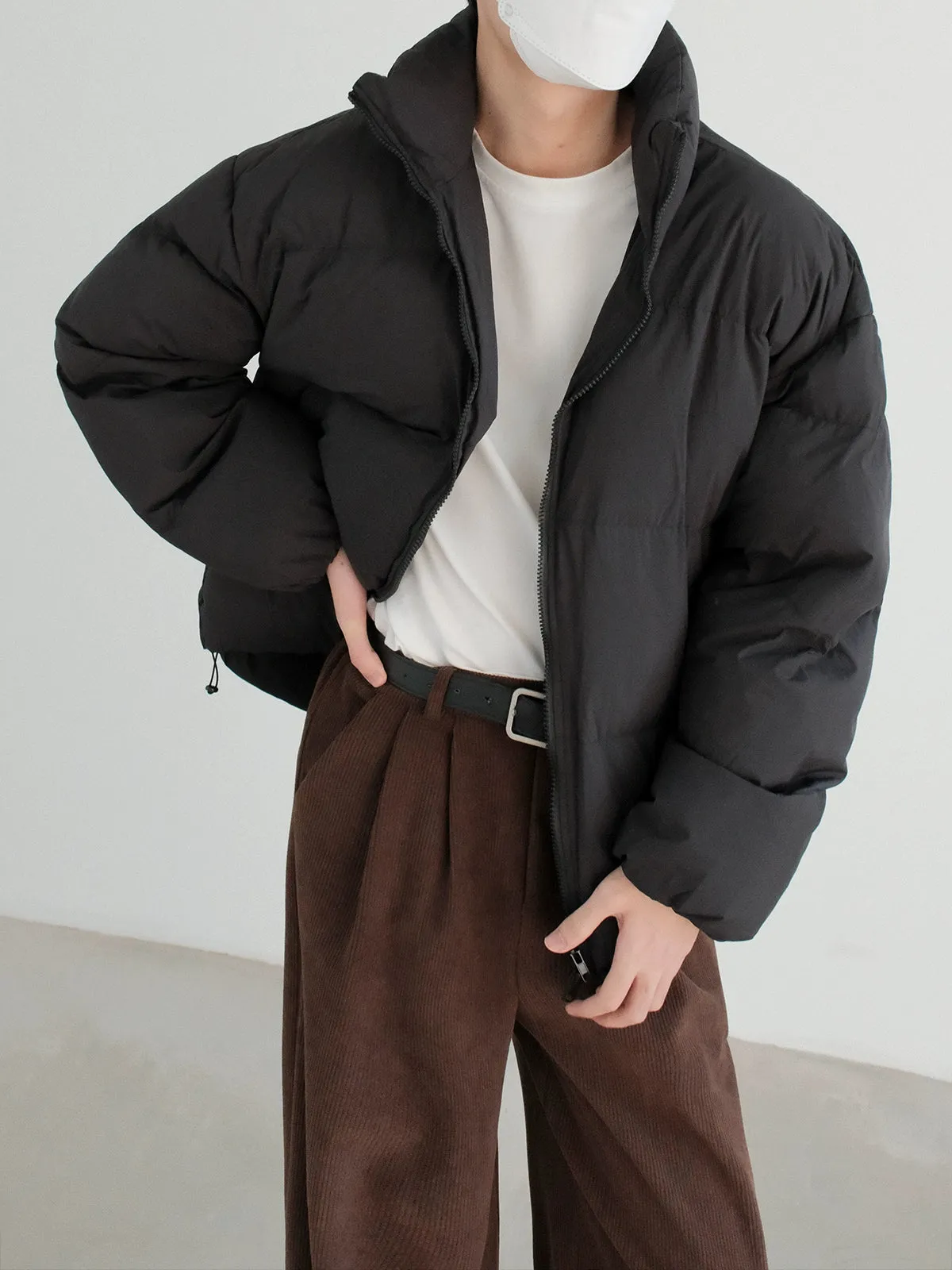 Insulated Jacket with Stand-Up Collar