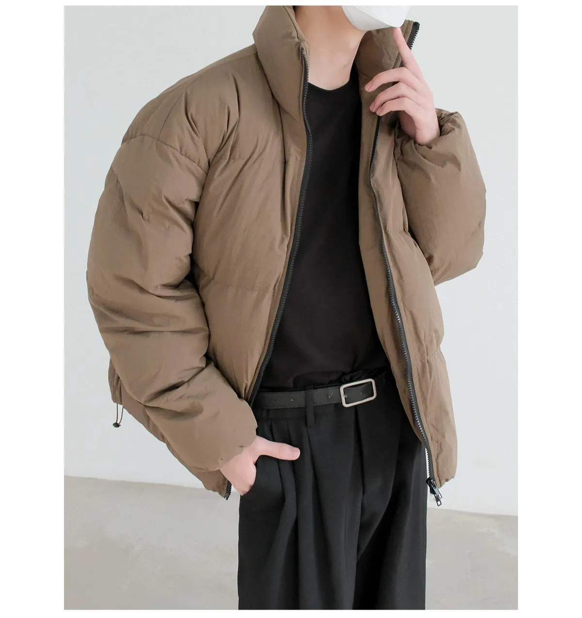 Insulated Jacket with Stand-Up Collar