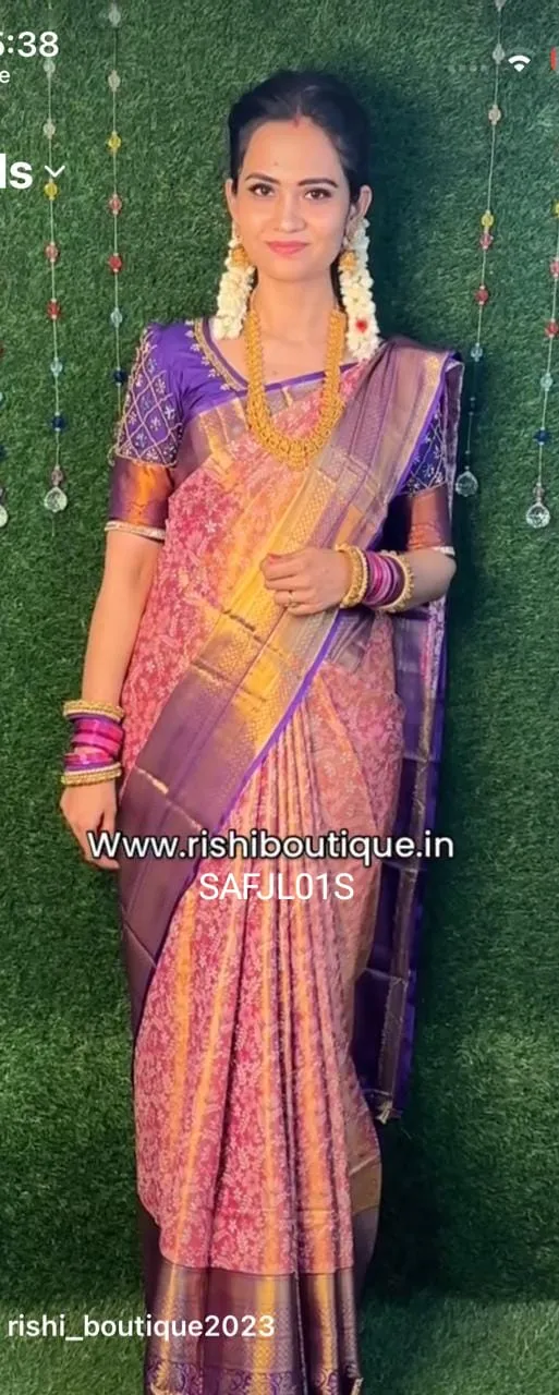 Kanchi Semi silk running blouse🥰