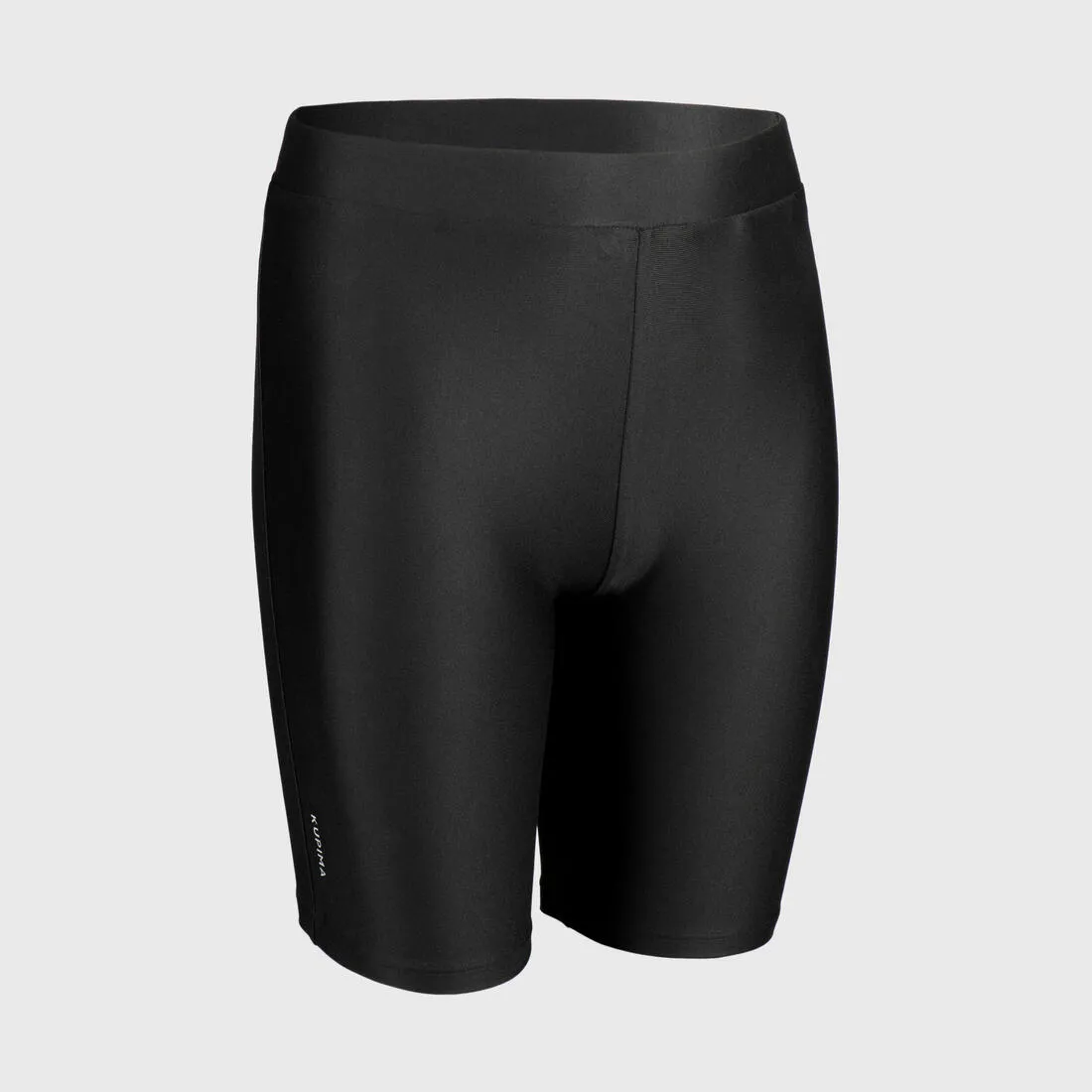 Kid's Breathable Tight Shorts - Kiprun Dry Black