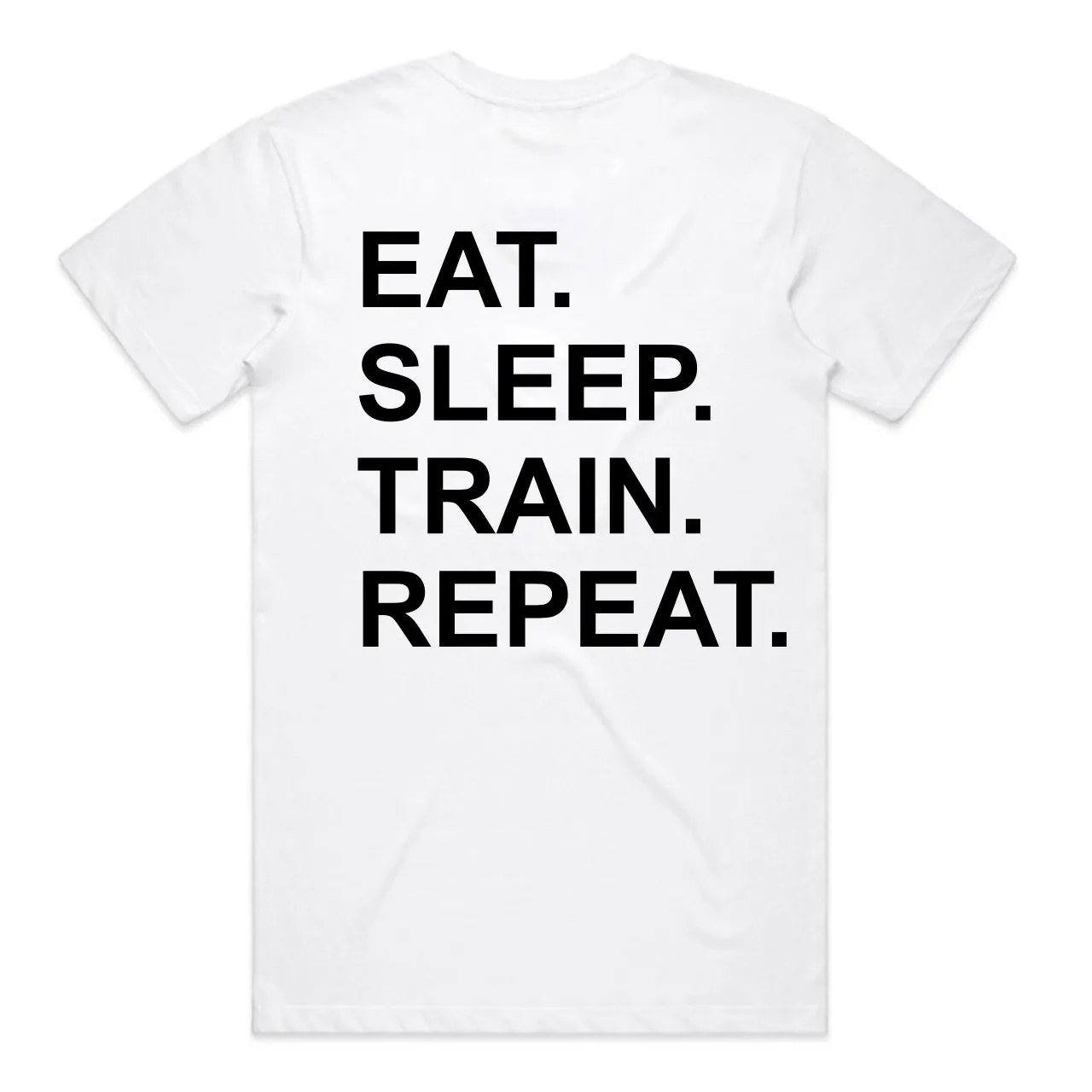 Men's ''EAT SLEEP TRAIN REPEAT'' Oversized Heavy weight Short-Sleeve T-Shirt