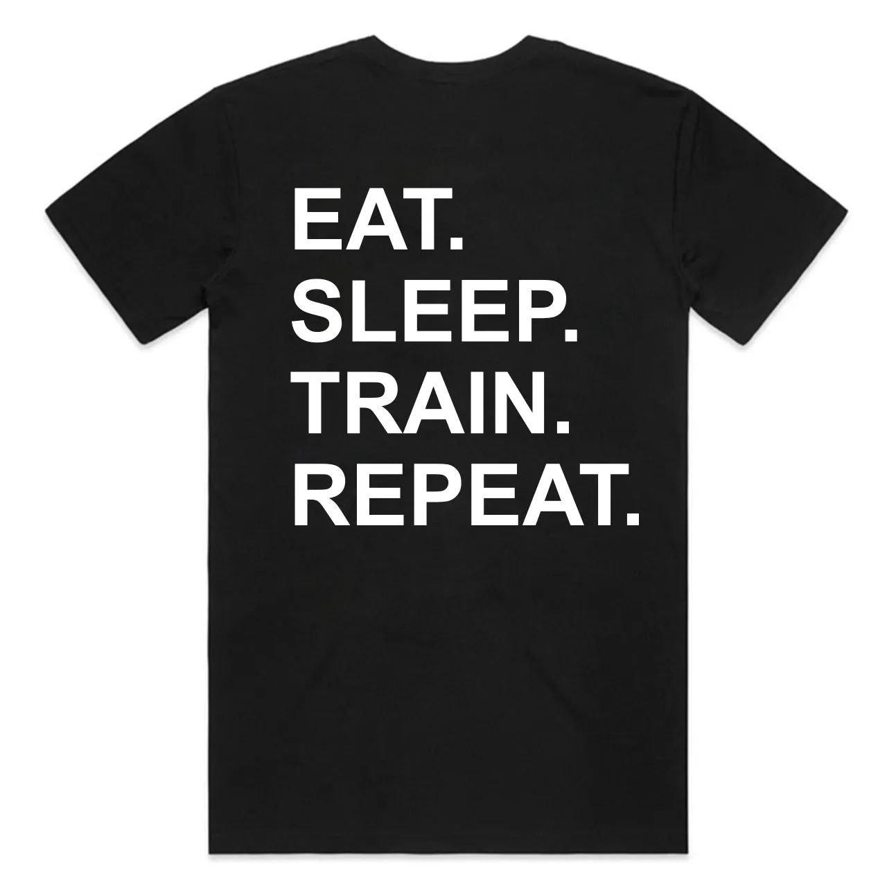 Men's ''EAT SLEEP TRAIN REPEAT'' Oversized Heavy weight Short-Sleeve T-Shirt