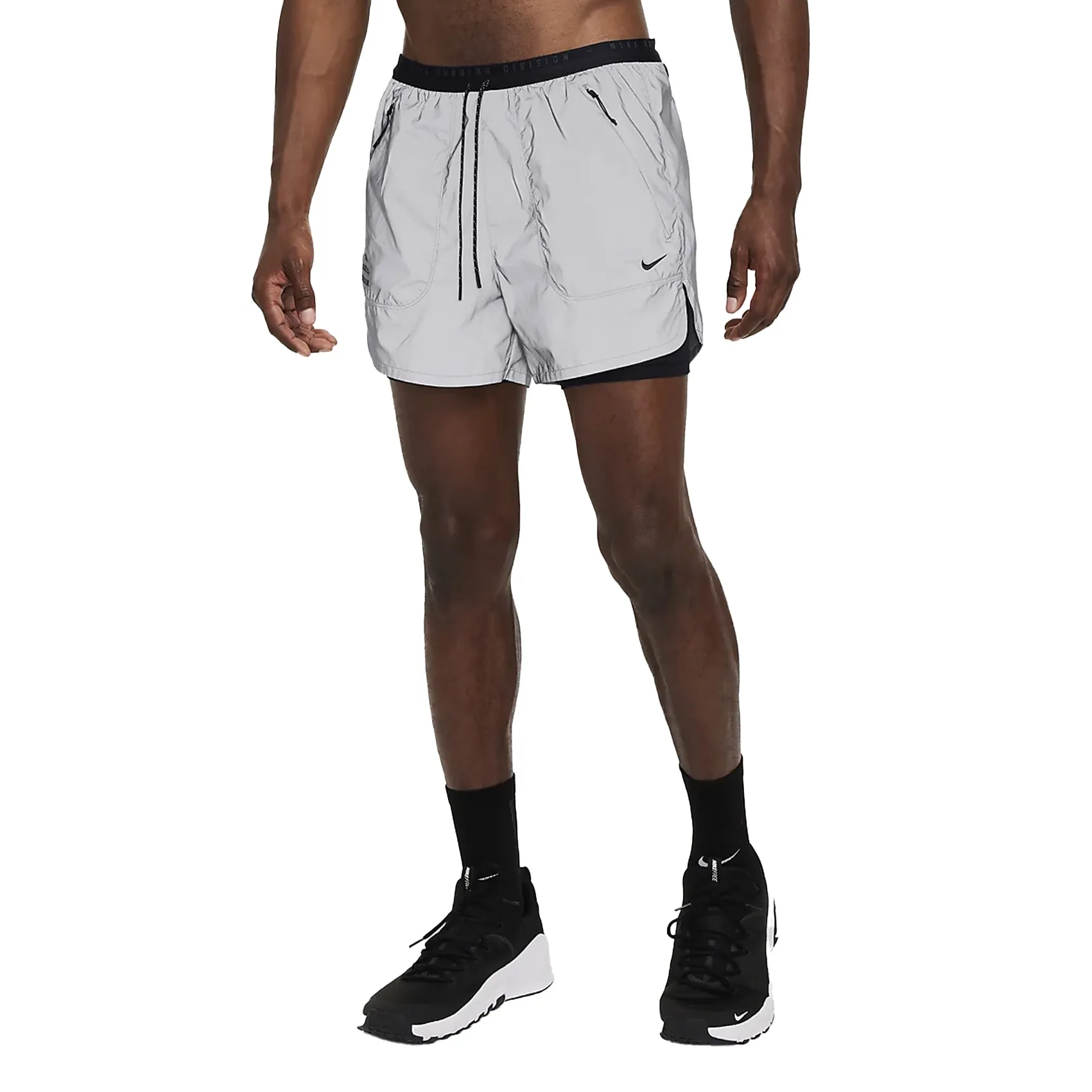 Mens Nike Dri-FIT ADV 4 Inch Reflective Running Shorts