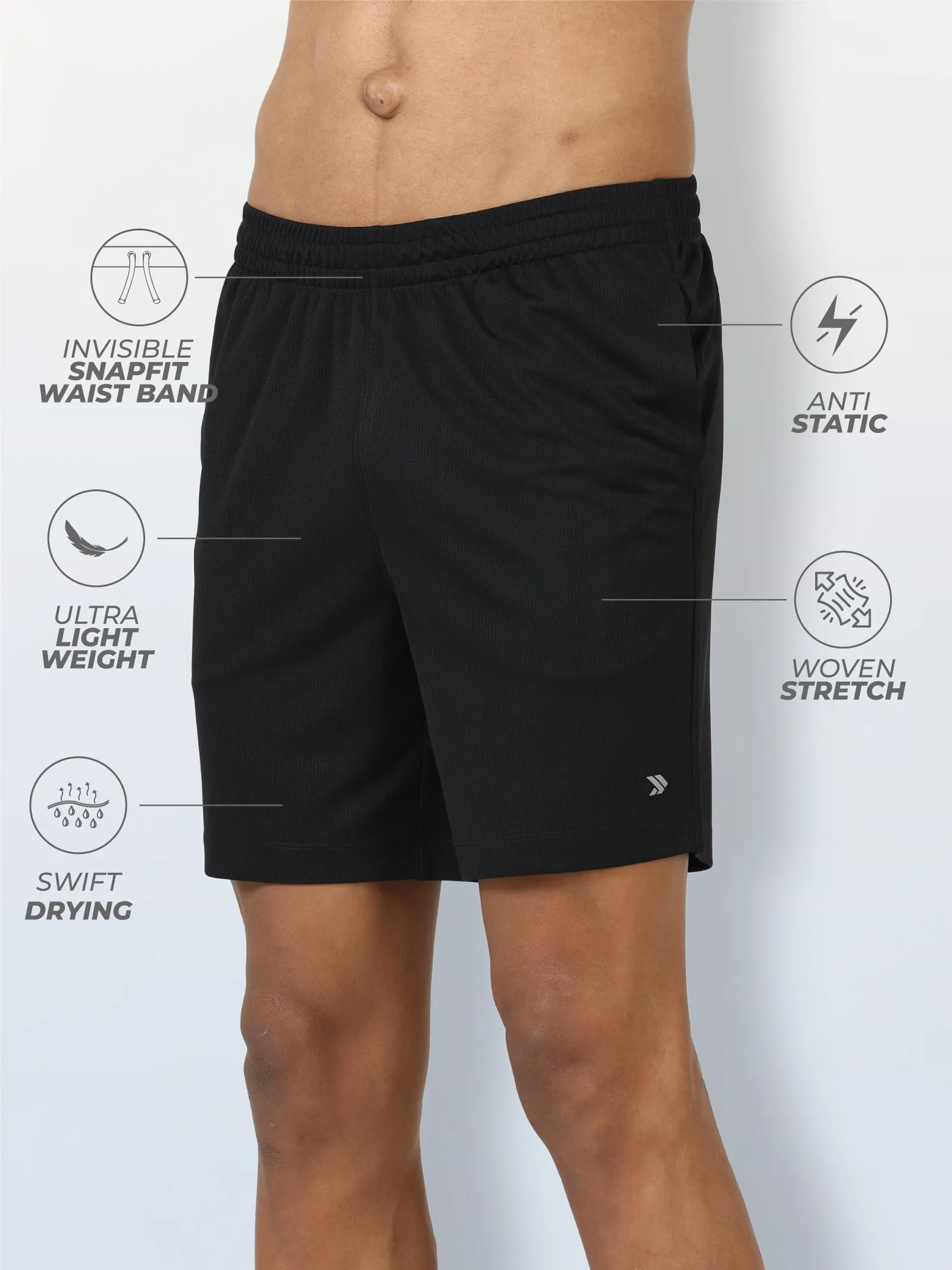 Men's Super Breathable Light weight Fitness Shorts