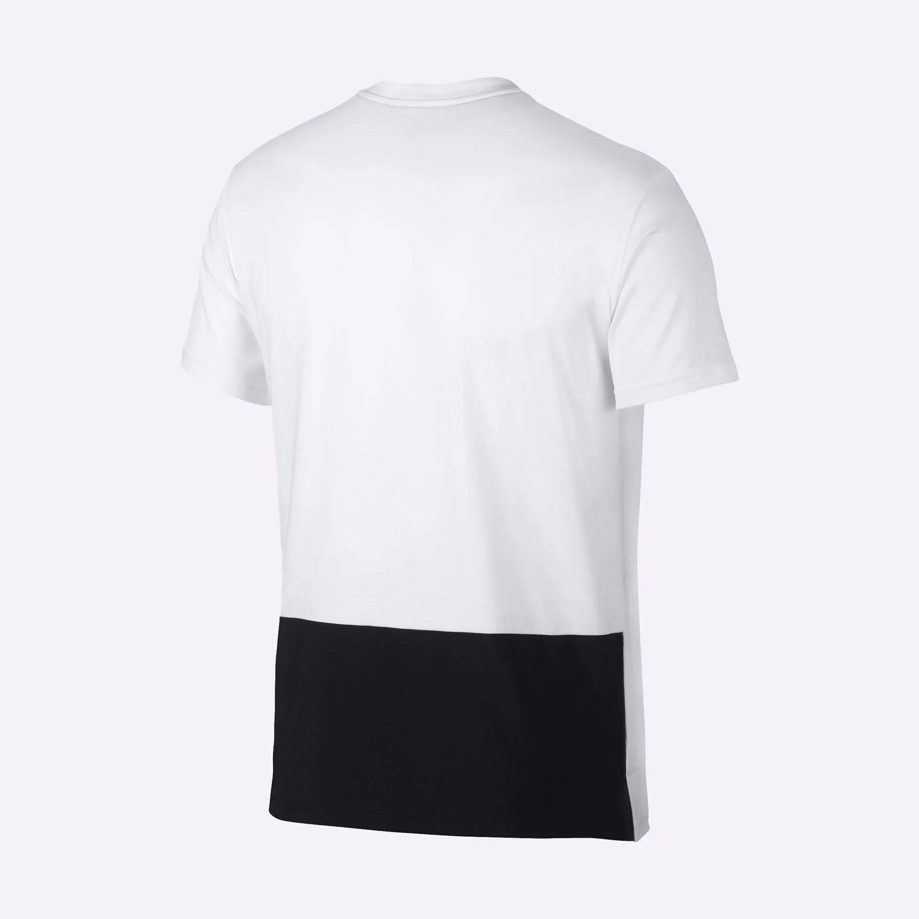 Nike - Dri-FIT Men's Short-Sleeve Training Top - White/Black/Black