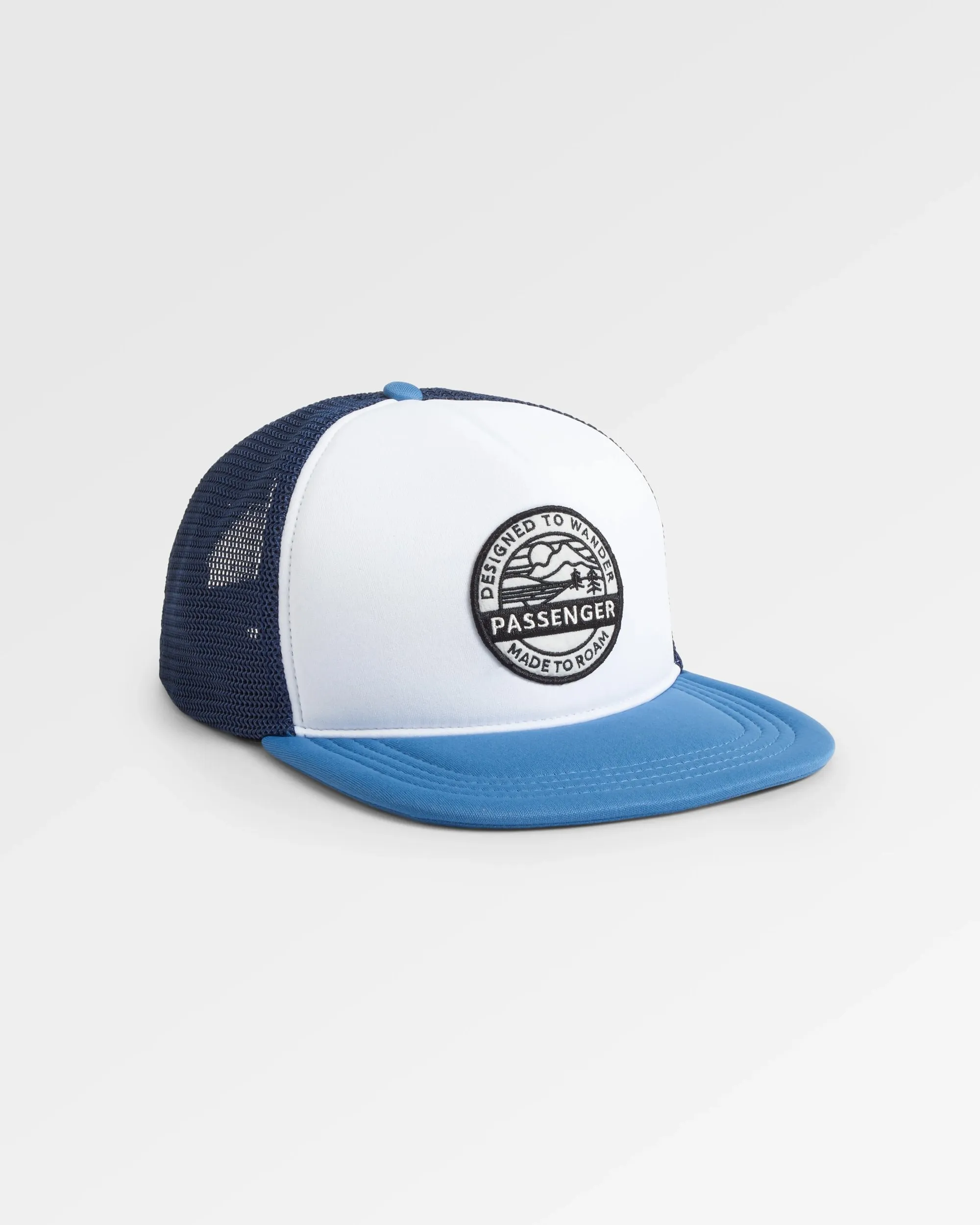 Odyssey Active Trucker Cap - Navy/ Moonlight Blue