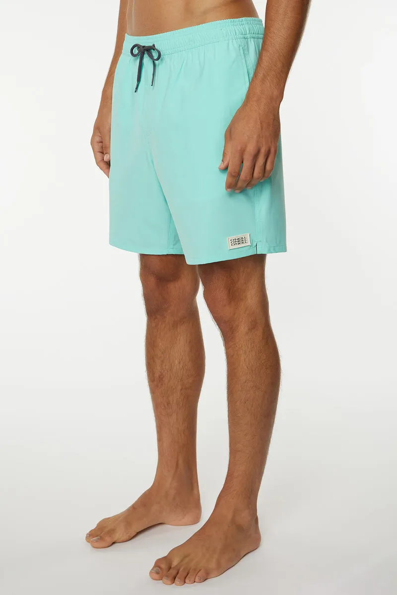 O'Neill Solid Volley Shorts 17" - Turq 2