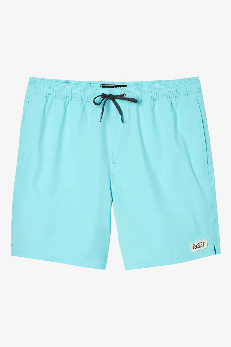 O'Neill Solid Volley Shorts 17" - Turq 2