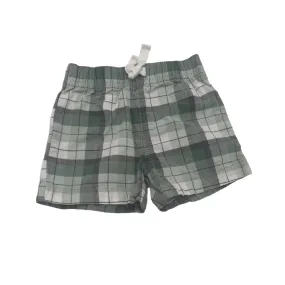 Plaid Elastic Shorts