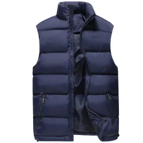 Plus Size Casual Winter Thicken Vest