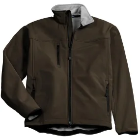 Port Authority Men's Brown/Chrome Glacier Softshell Jacket