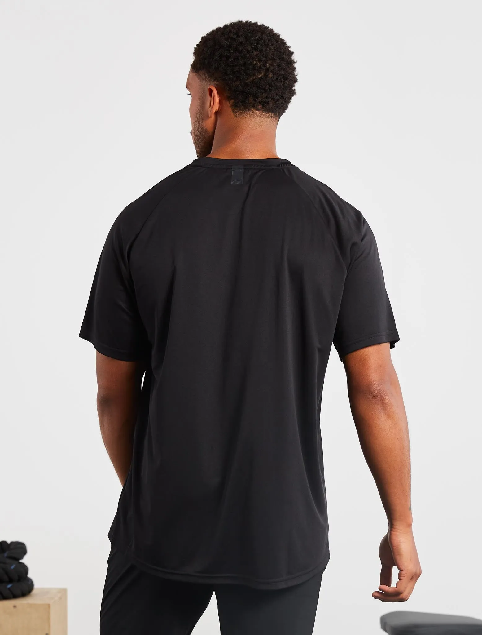 Relaxed Fit Training T-Shirt - Black