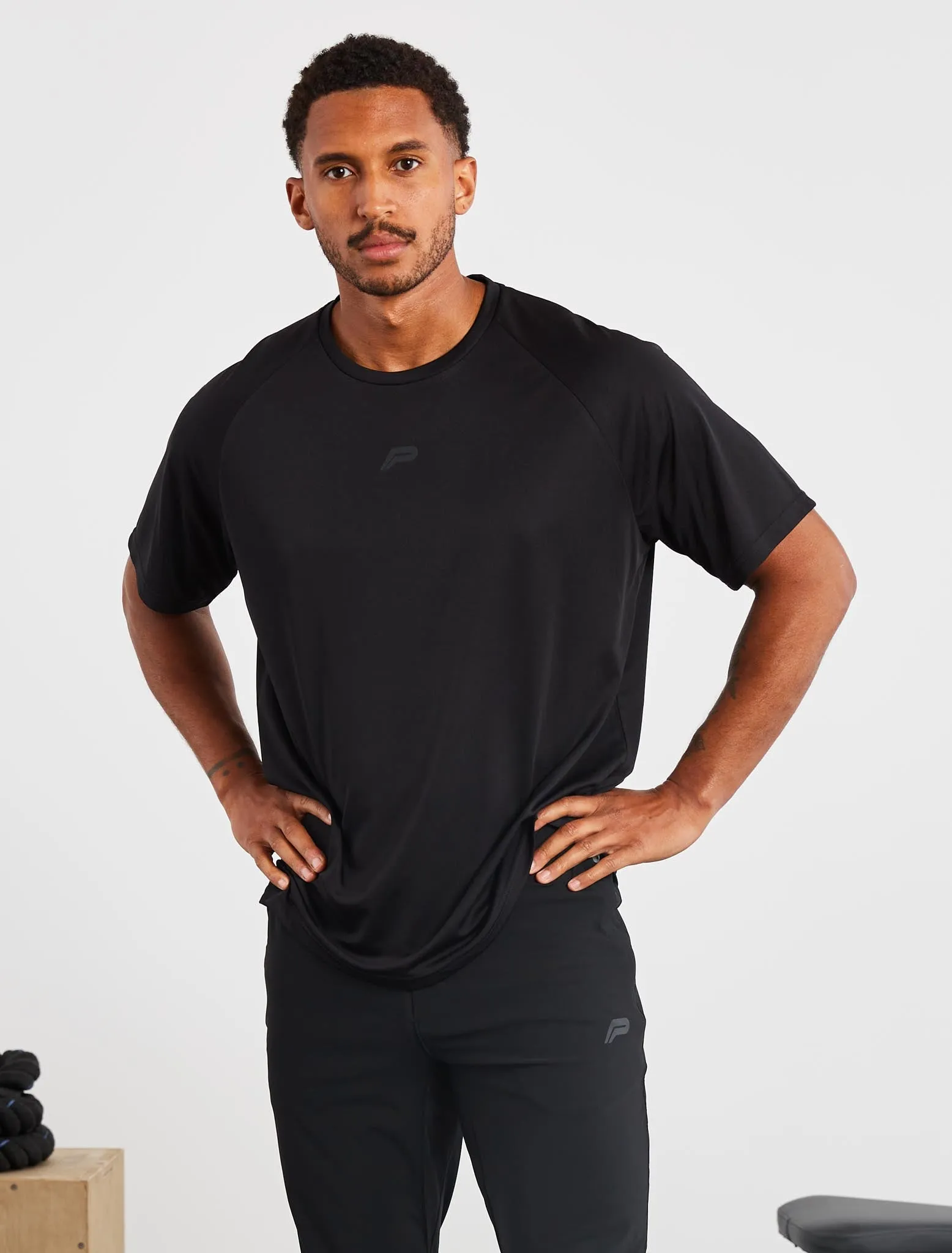 Relaxed Fit Training T-Shirt - Black