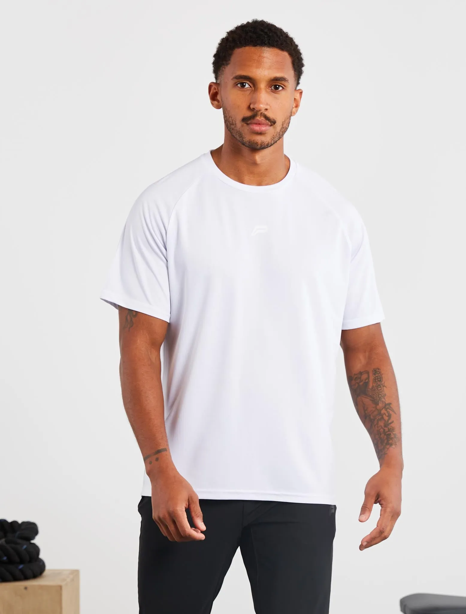 Relaxed Fit Training T-Shirt - White