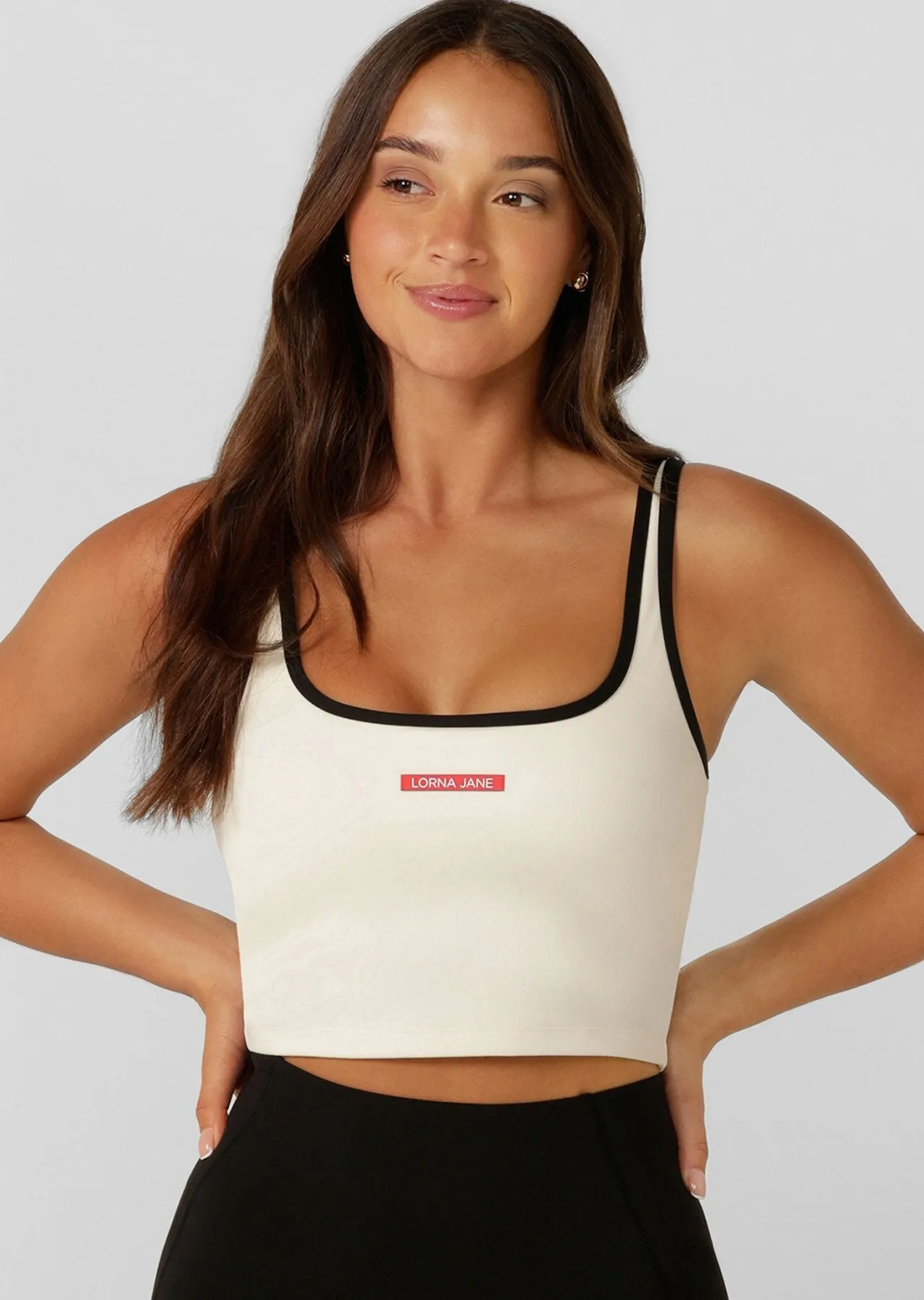 Retro Classic Bra Tank Combo | Cream