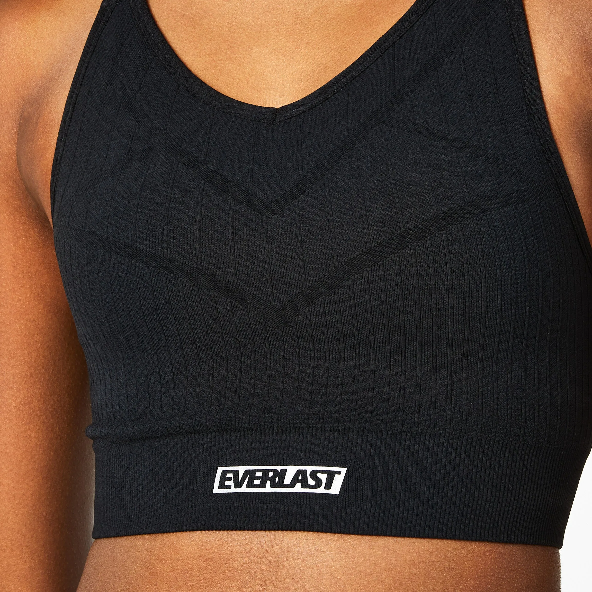 Ribbed Seamless Sports Bra