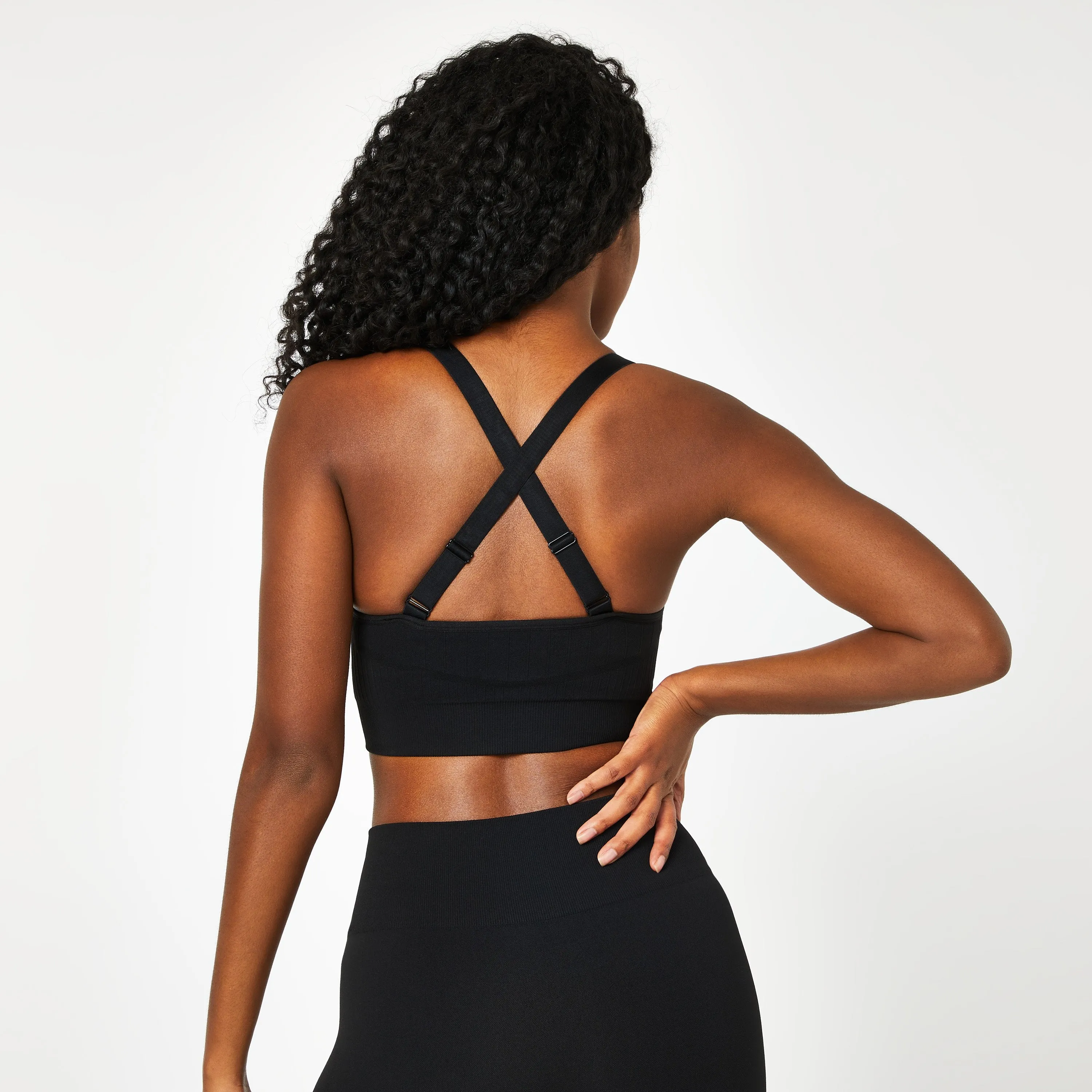 Ribbed Seamless Sports Bra