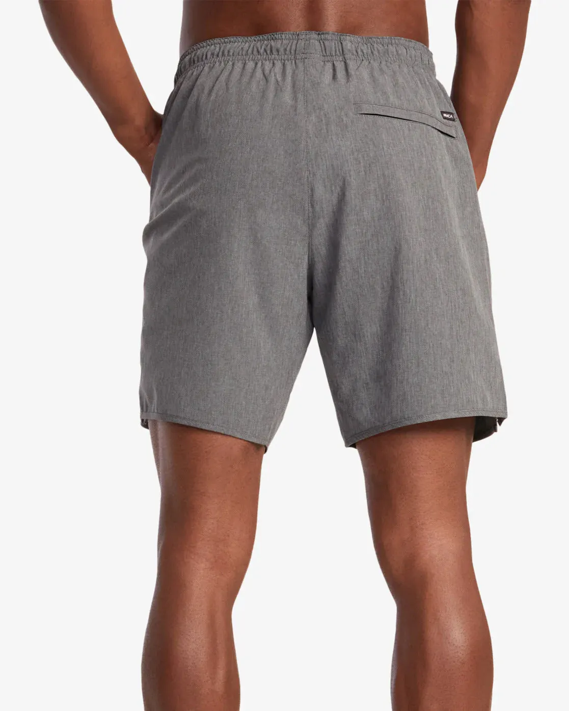 RVCA YOGGER STRETCH 17" SHORT - CHARCOAL HEATHER