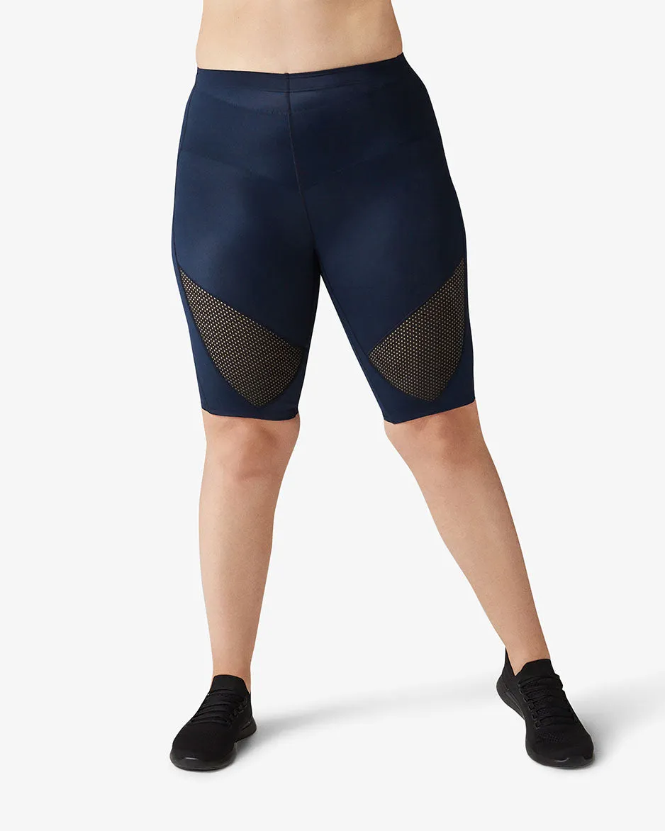 Stabilyx Ventilator Joint Support Compression Short: Women's True Navy